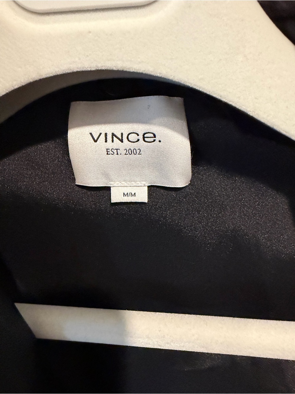 Vince Black Leather down Jacket. Like new . - Picture 4 of 6